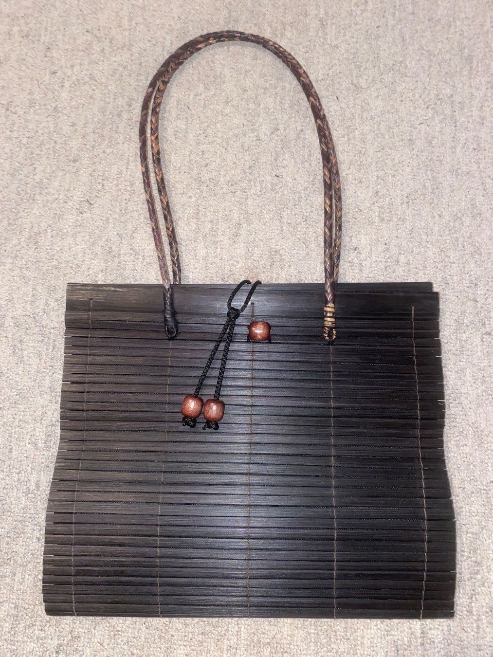 Borse da donna: Tasche aus Holz schwarz – Nuovo (secondo la descrizione) da Altendorf venduto da am9j_nt