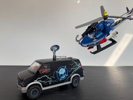 Playmobil City Action 70575 - Fluchtwagen Helikopter Polizei
