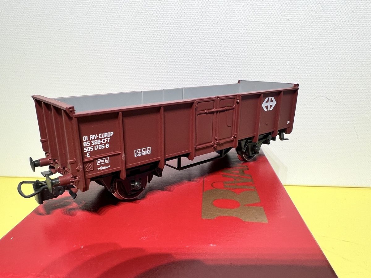Rivarossi Modelleisenbahnen: Rivarossi Güterwagon SBB Serie E HO – Neu und originalverpackt aus Weinfelden von Kammerflimmern 2