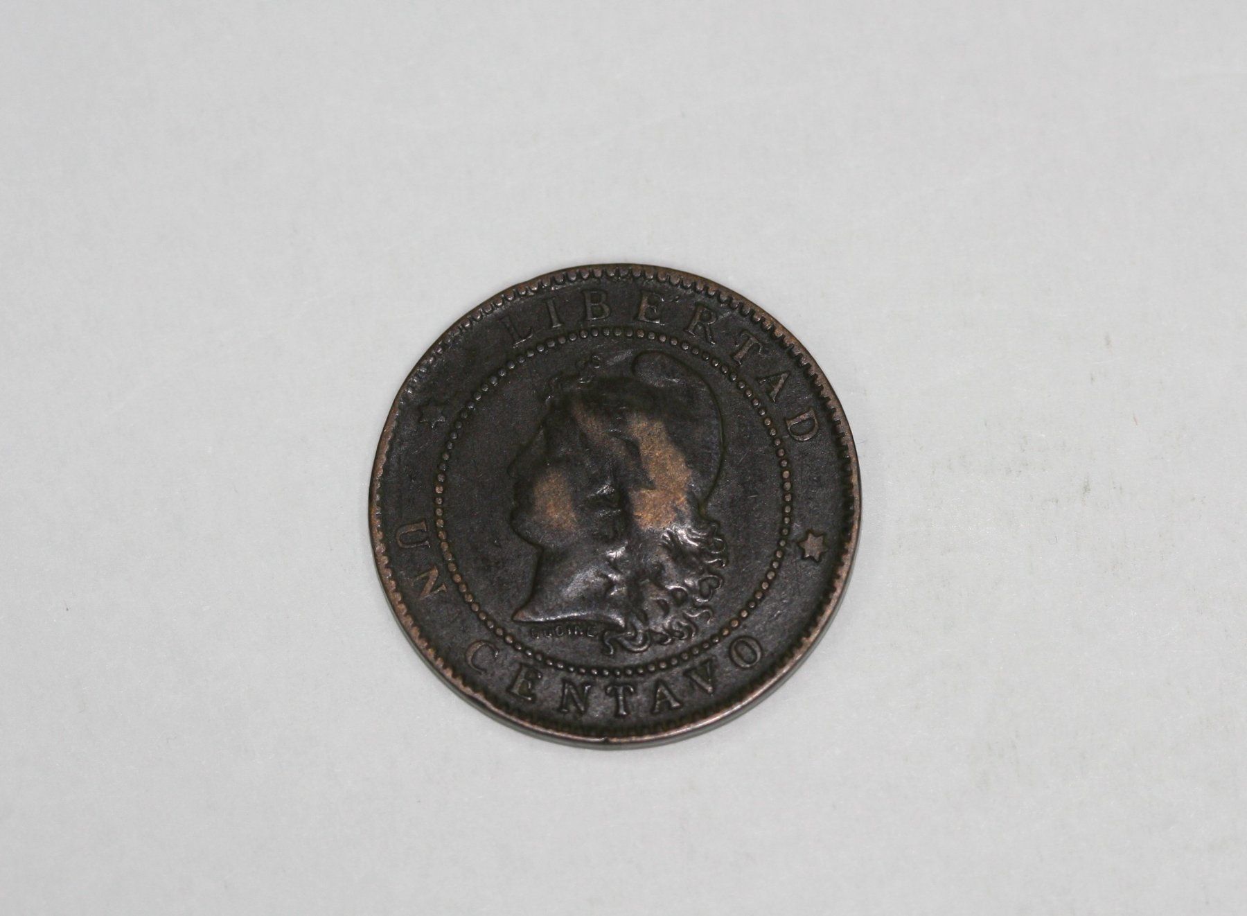 Alle Münzen: 1 Centavo 1884 – Gebraucht aus Chur von Invinoveritas 1