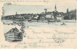 STÄFA mit Kehrhof ZH sehr schöne Litho gel. 1905!