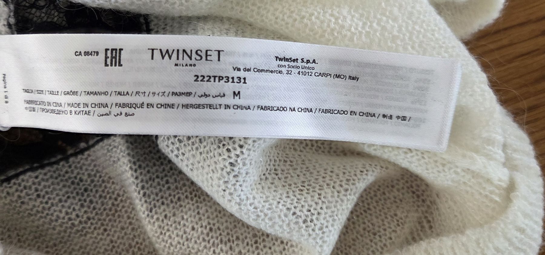 Twinset Maglioni & Felpe: TWINSET Milano Pullover Gr. M | Woll-Mix mit Spitzeneinsatz – Nuovo (secondo la descrizione) da Scherzingen venduto da tan_l9n2 2