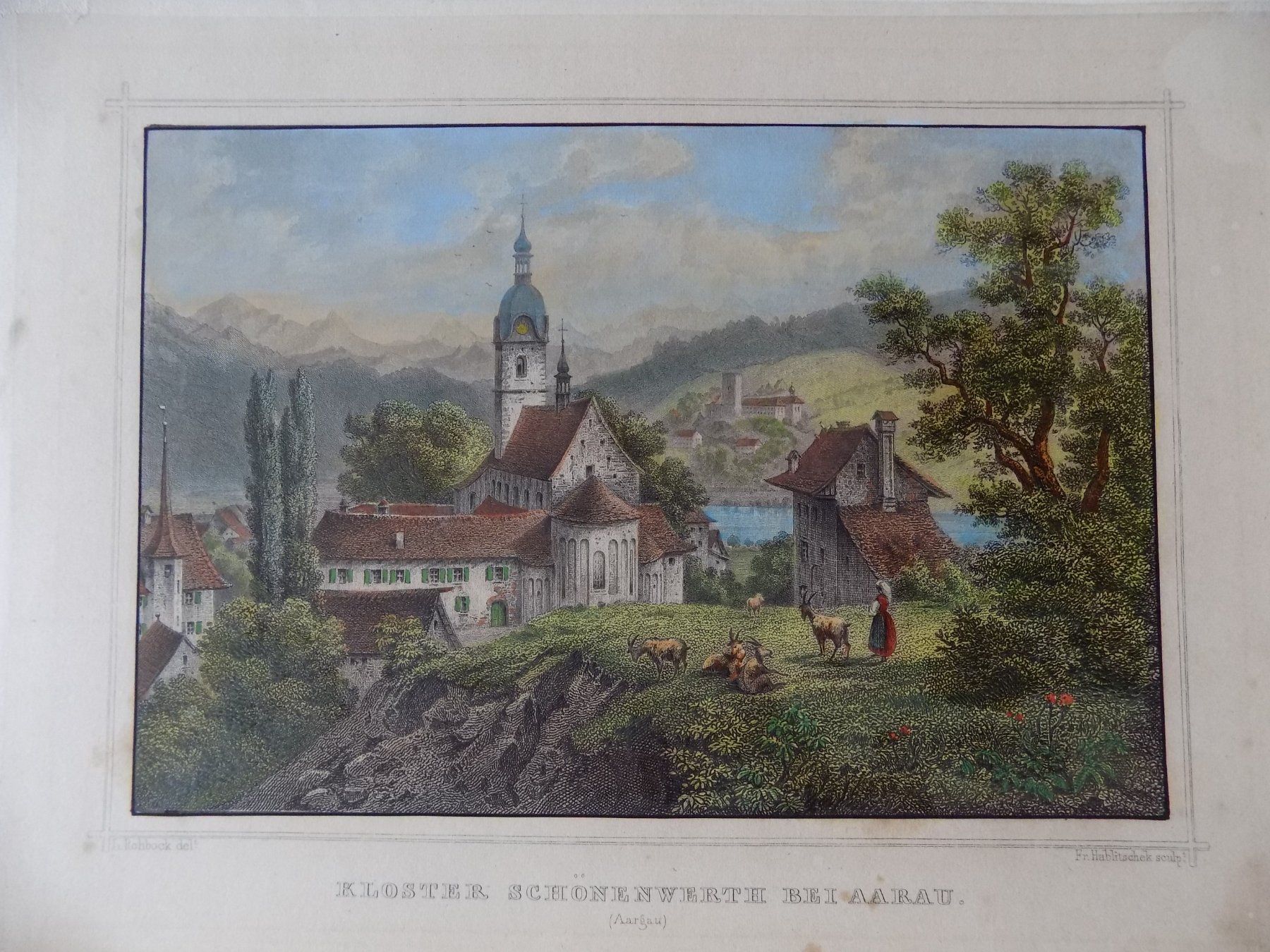Incisioni: Kloster Schönenwerd bei Aarau – Usato da Risch venduto da Rischli15 1