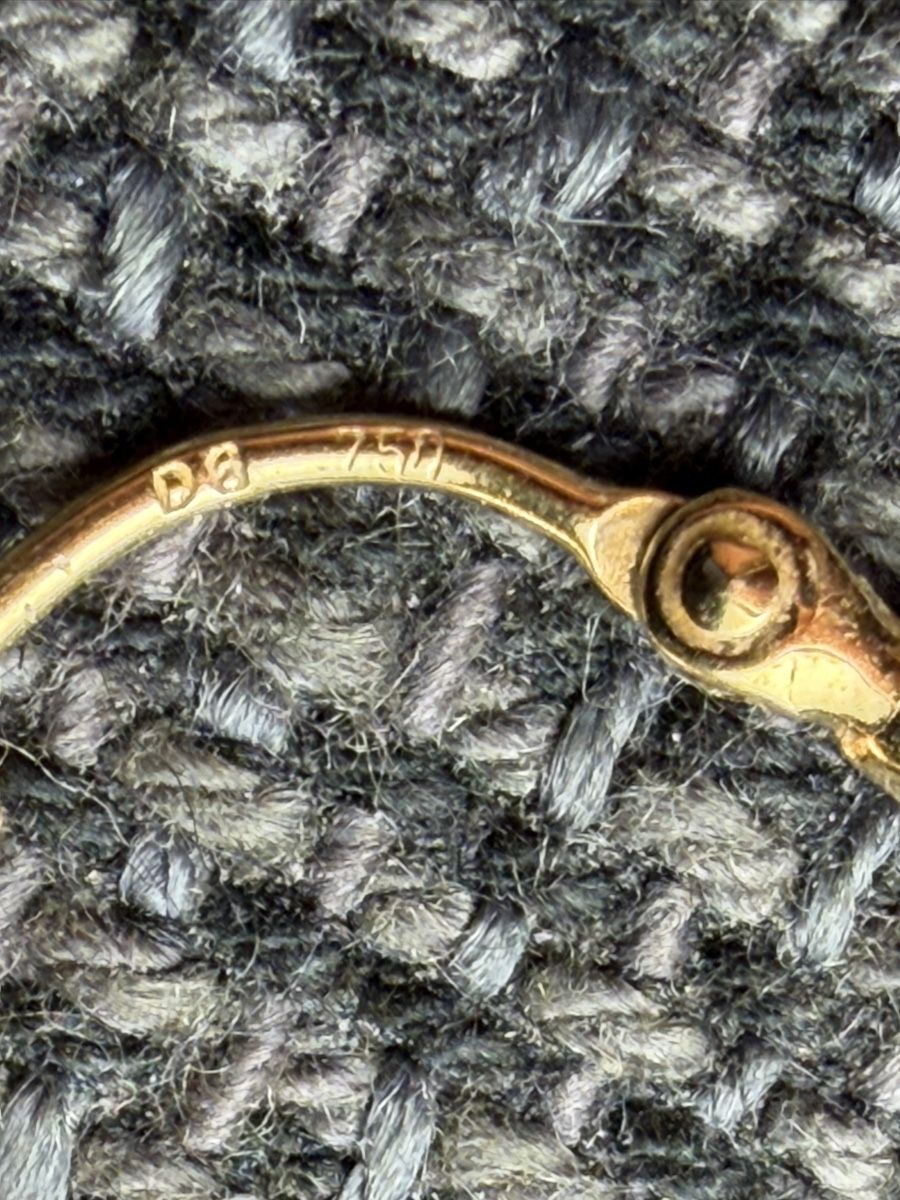 Boucles d'oreille: Créoles en or 750  – D'occasion à Courroux par Yiedot 1