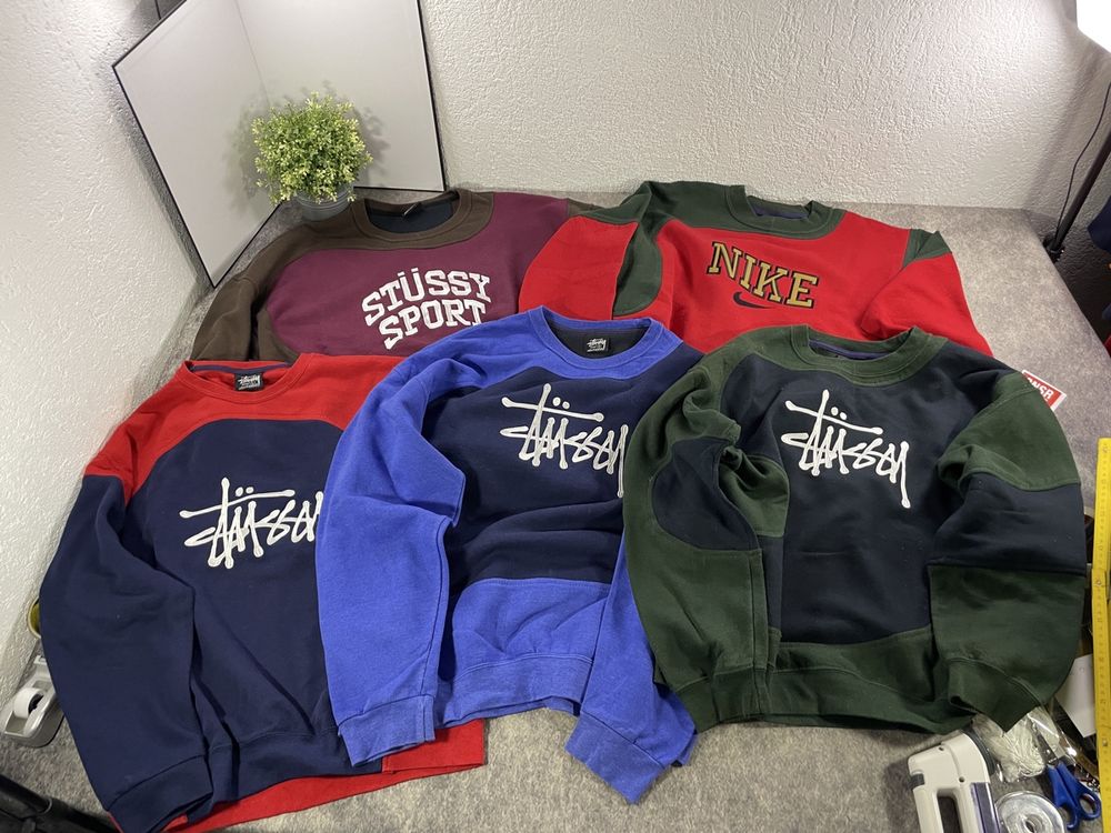 Stüssy Reworked Sweater, frisch gewaschen und gebügelt (Neu (gemäss ...