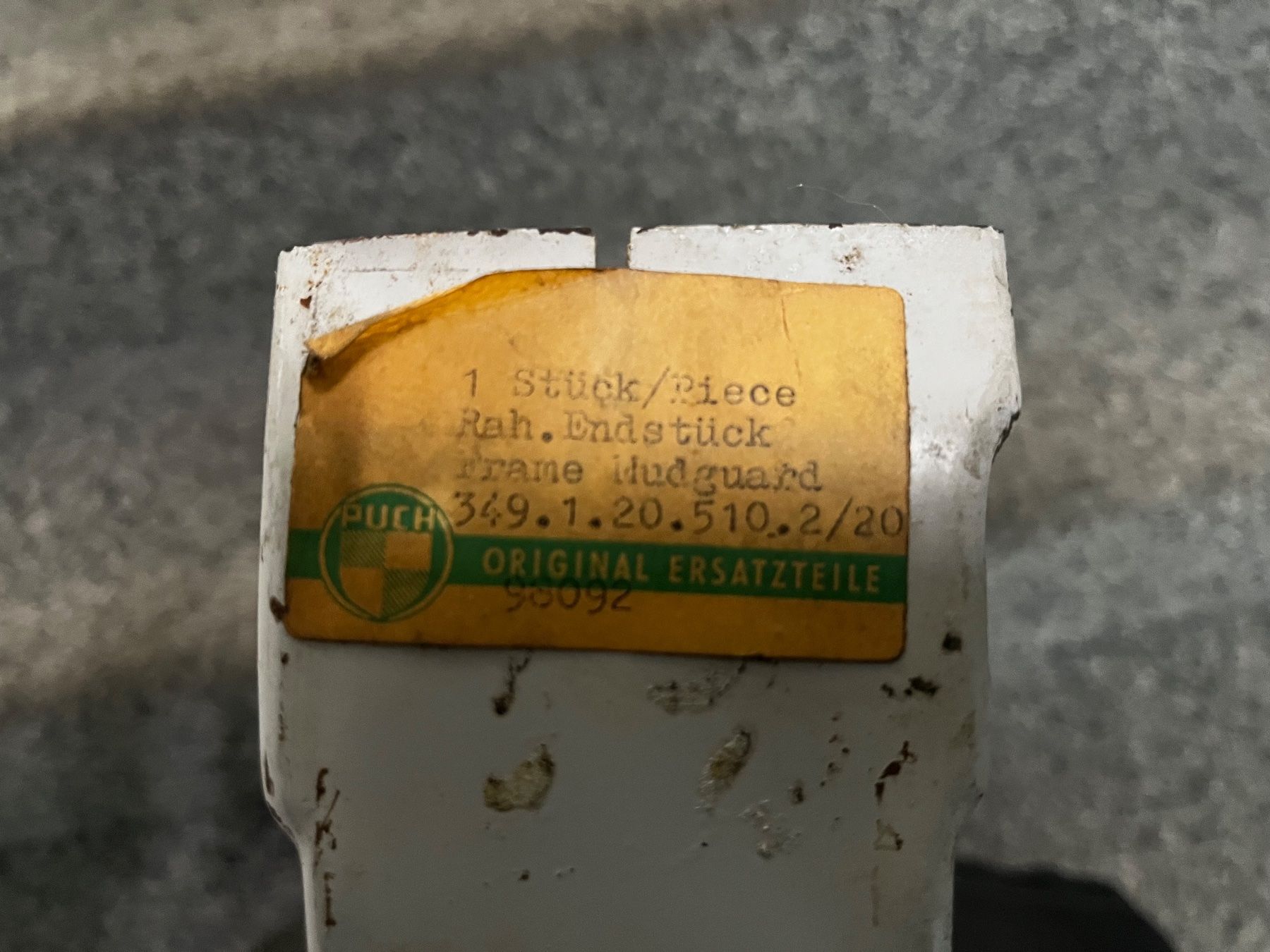 Puch Parti ricambio per ciclomotori: Original Puch NOS Schutzblech Maxi S – Nuovo (secondo la descrizione) da Mühlethurnen venduto da Kolly225 5