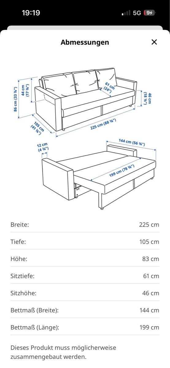 Ikea Divani: Sofa FRIHETEN Ikea – Nuovo (secondo la descrizione) da Meggen venduto da nina_scherer 4