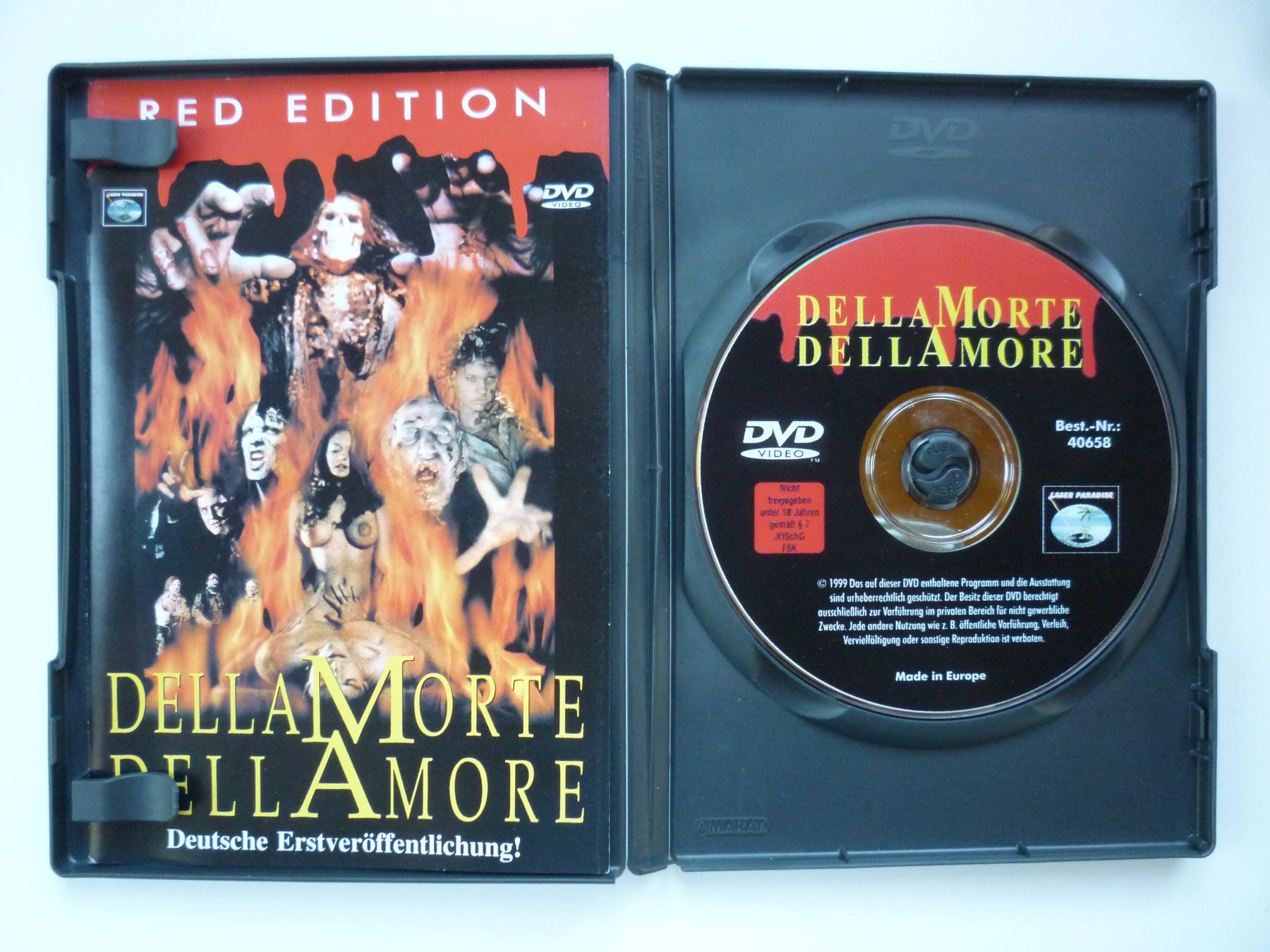 Tutti i DVDs: DellaMorte DellAmore - Horror - Red Edition 1994 – Usato da Münchenstein venduto da antares09 2