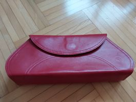 Elegante Leder-Handtasche italienische Handarbeit Vintage