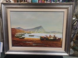 GRANDE HUILE SUR TOILE SIGNÉE