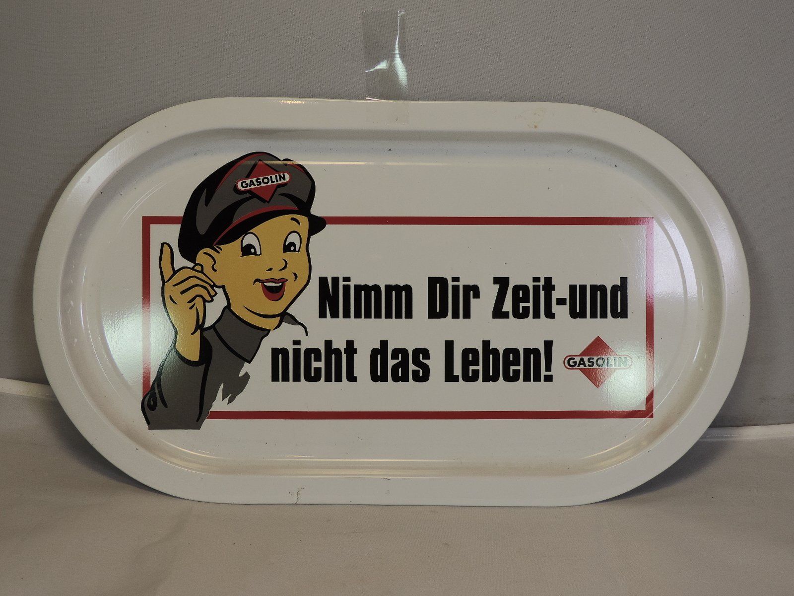 Ecriteaux: Gasolin Metall Tablett, Blechschild, Werbung – D'occasion à Duggingen par doogbua
