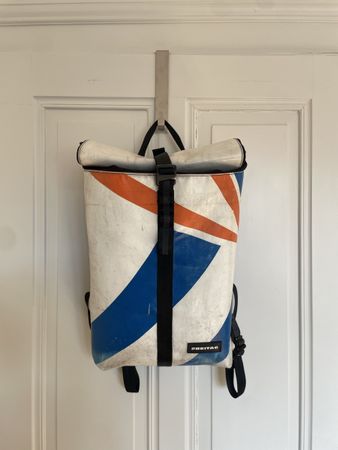 Freitag Rucksack F155 Clapton Weiss/Blau/Orange