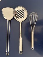 Kochutensilien Set 3-teilig Edelstahl neuwertig