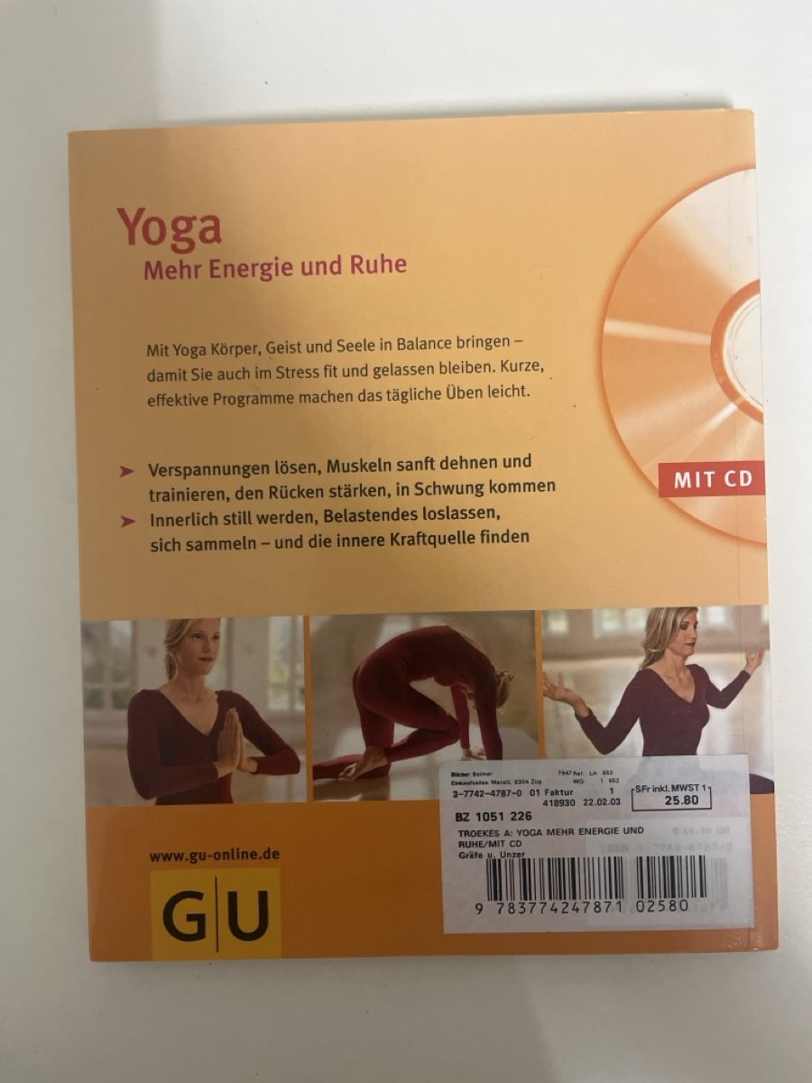 Bücher: Yoga-Buch – Gebraucht aus Jonen von eli_9j7h 1