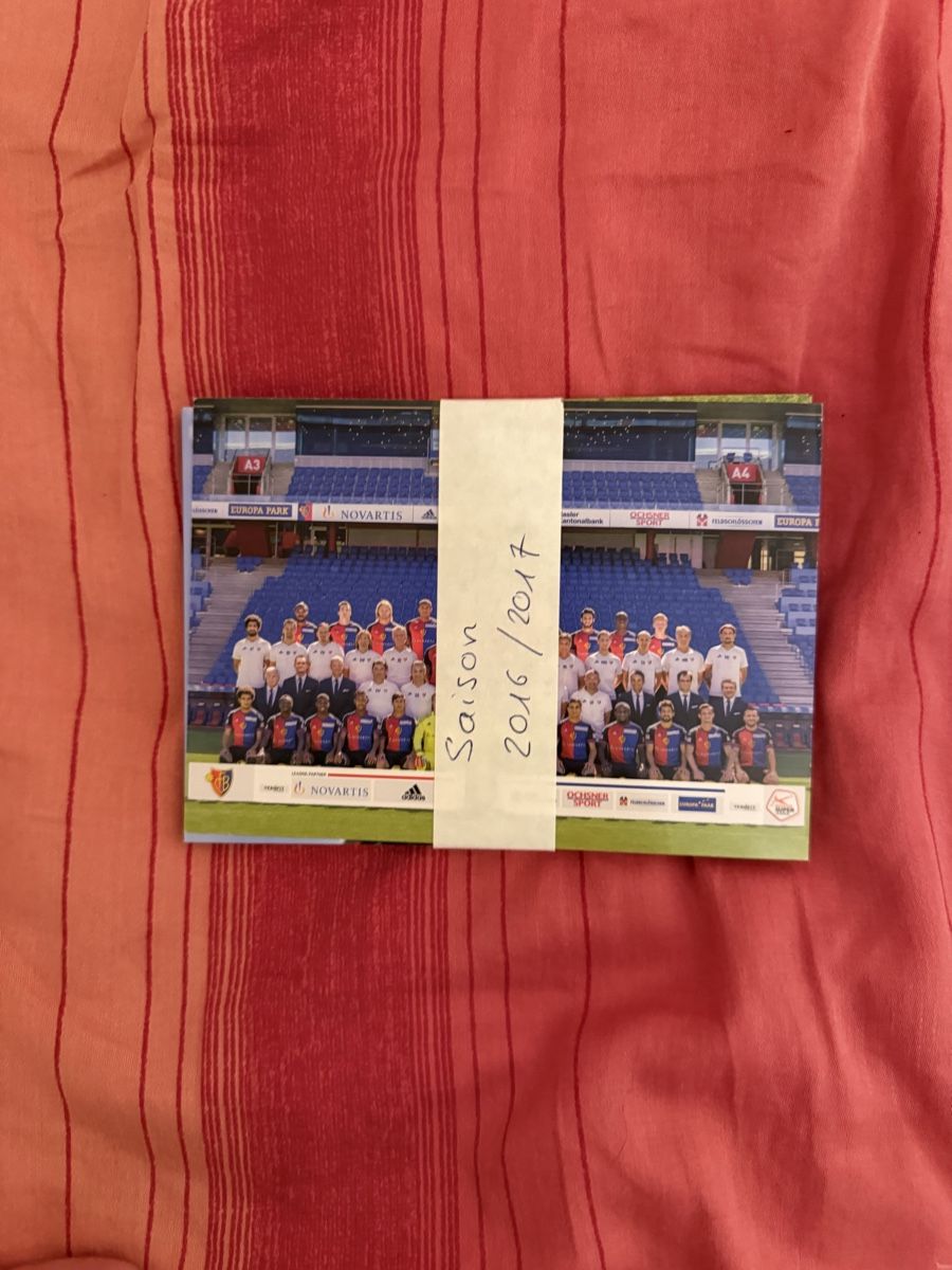 Autografi: FC Basel Autogrammkartenset unsigniert – Usato da Rüschlikon venduto da Andi_2000