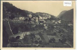 Finhaut et la ligne Martigny-Chatelard