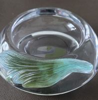 Schale / Ascher DAUM Pate verre 17 cm, seltenes Exemplar