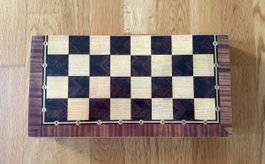 Schachspiel Brettspiel Holz Zusammenklappbar guter Zustand