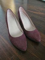 Ecco heels in rich brown suede (37)