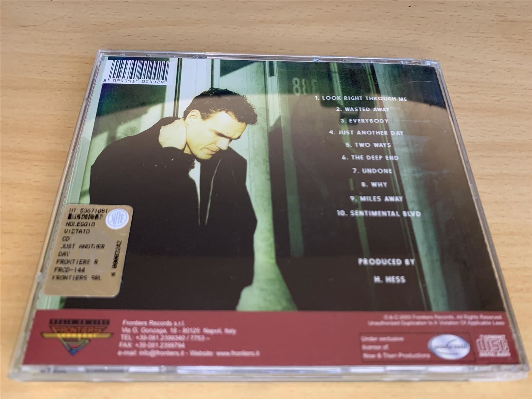 CD: Hess – Just Another Day – Usato da Rikon im Tösstal venduto da Alpenmutz 1
