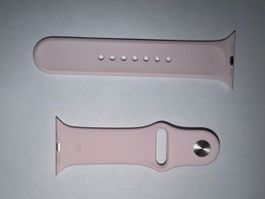 Apple Watch Silikon Armband Rosa – Neu & ungetragen