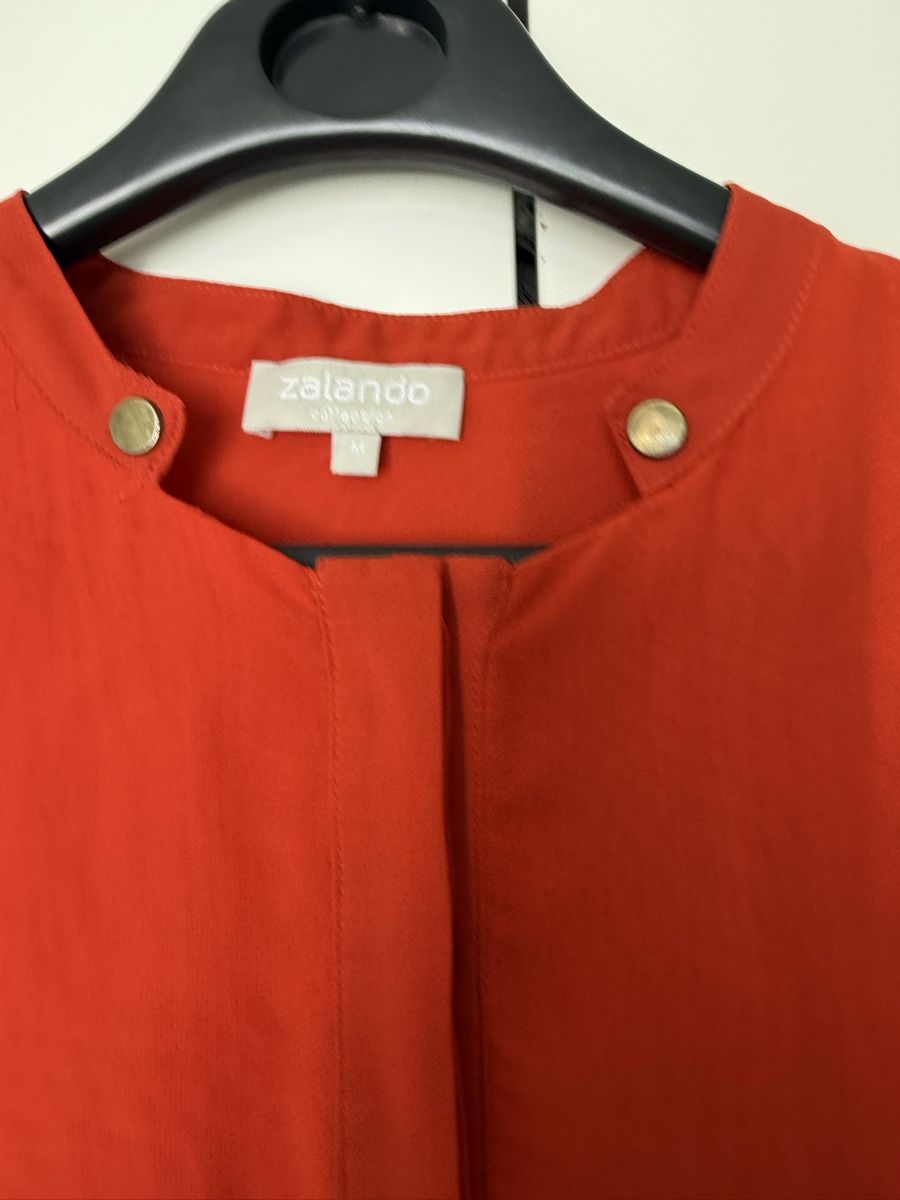 Camicette: Zalando Bluse, Grösse M, Orange, leicht transparentt – Nuovo (secondo la descrizione) da Olten venduto da smashbox 2