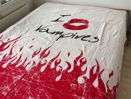 Bettwäsche mit Flammen Design