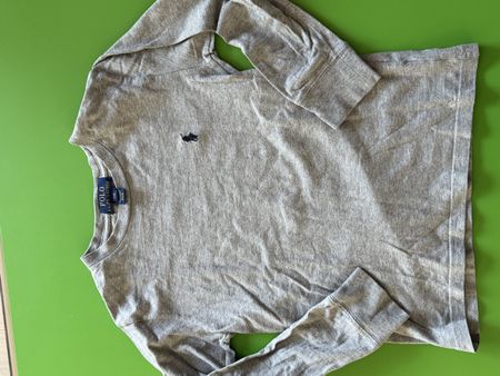 Polo Ralph Lauren Shirt, Gr. Boys S(8), grau