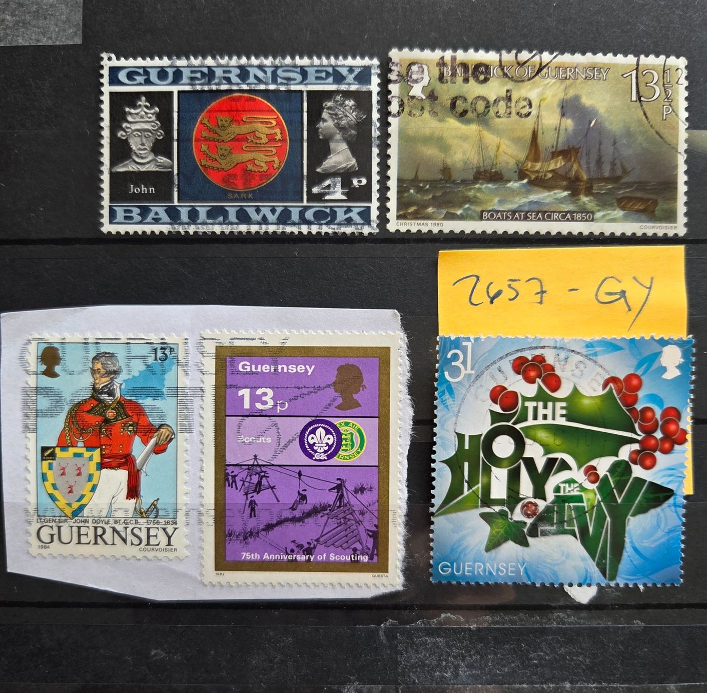 Tous les timbres: Briefmarke Guernsey 2657-GY – D'occasion à Köniz par Briefmarken_Frau