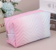 Nessesaire-Kosmetiktasche-Etui-Kulturbeutel-Rosa Farbverlauf