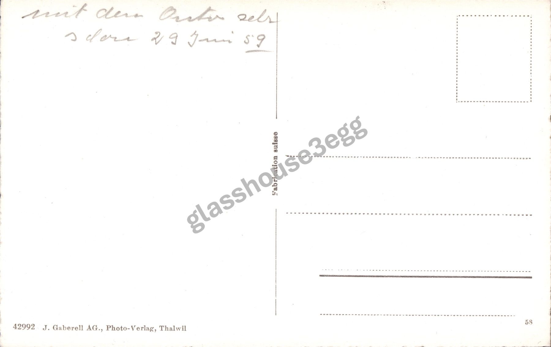 Cartoline postali: AK Blausee - Mitholz; Forellenzucht – Usato da Eggersriet venduto da glasshouse3egg 1