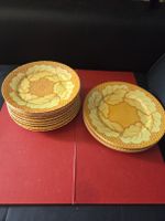 Assiette Porcelaine de Paris Limoges "Plein Soleil" 