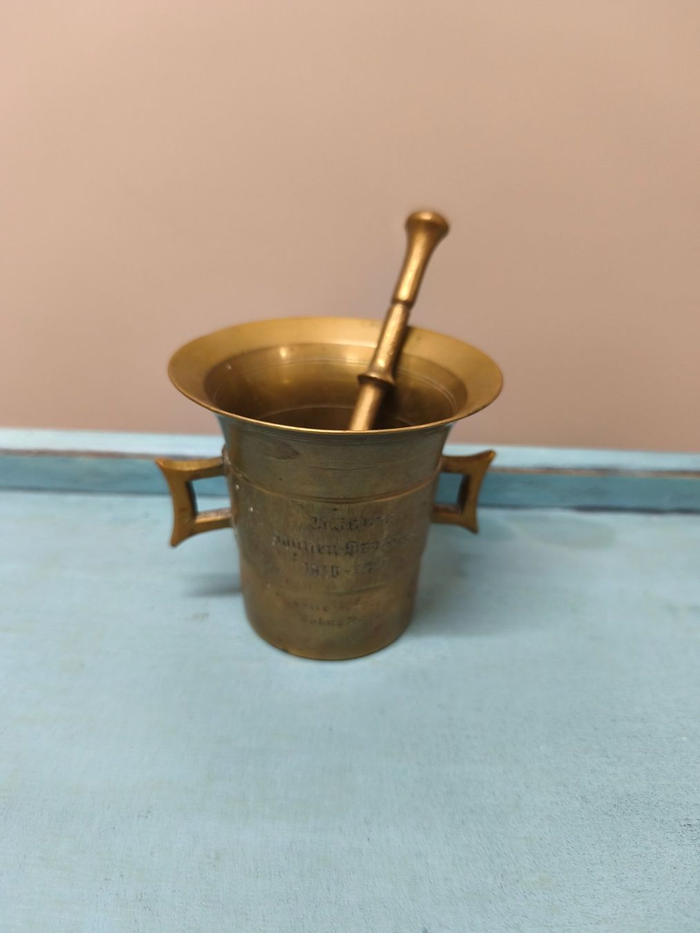 Sonstiges für das Kochen & Backen: Antiker Apotheken Mörser Messing – Gebraucht aus Zürich von Jul69 4