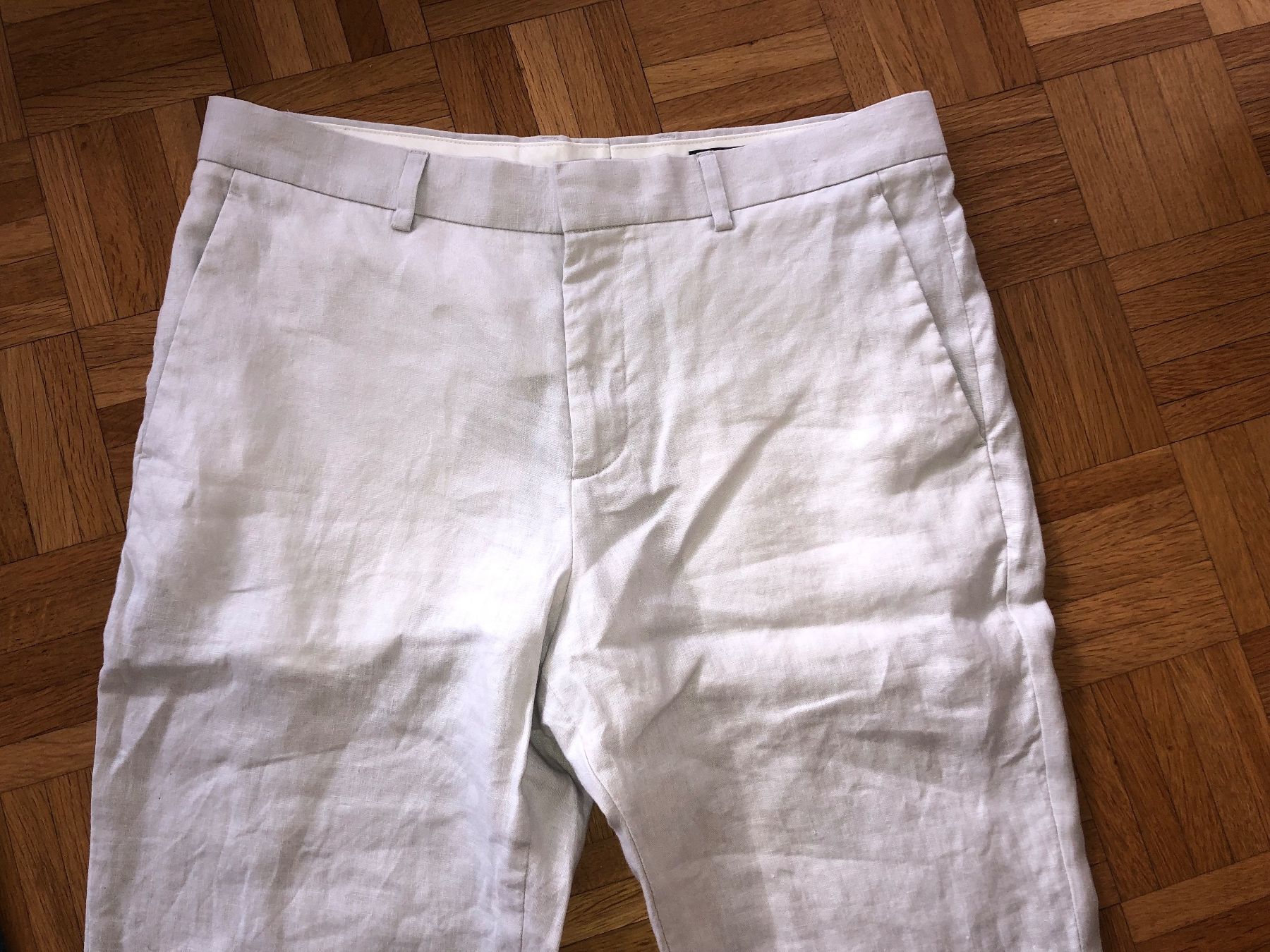 H&M Pantaloni: Hose Leinen H&M 34R neu – Nuovo (secondo la descrizione) da Zug venduto da estarthyme