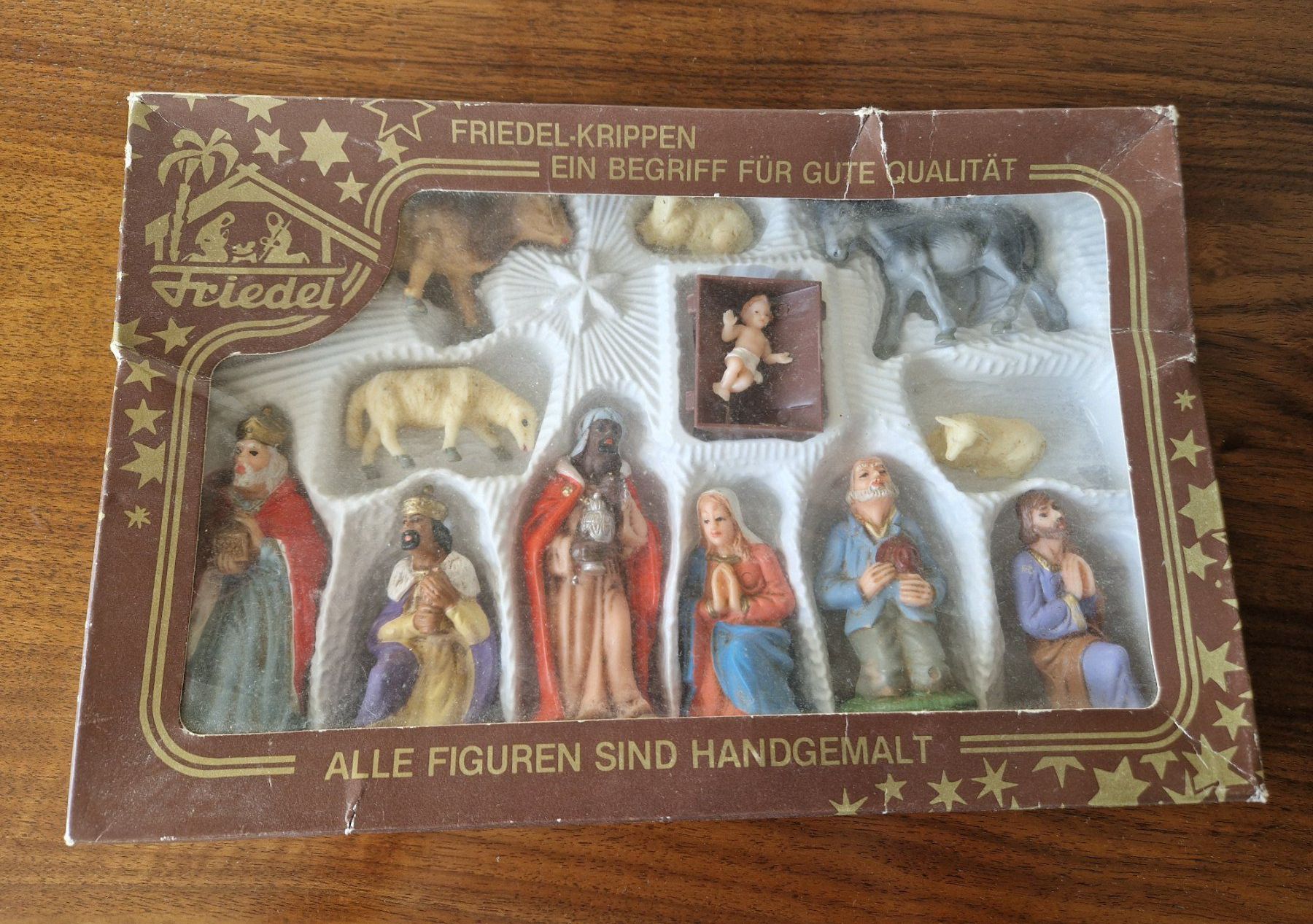 Tutte le decorazioni: Friedel Krippe, handbemalt, Vintage – Usato da Bern venduto da Antikbatik 7