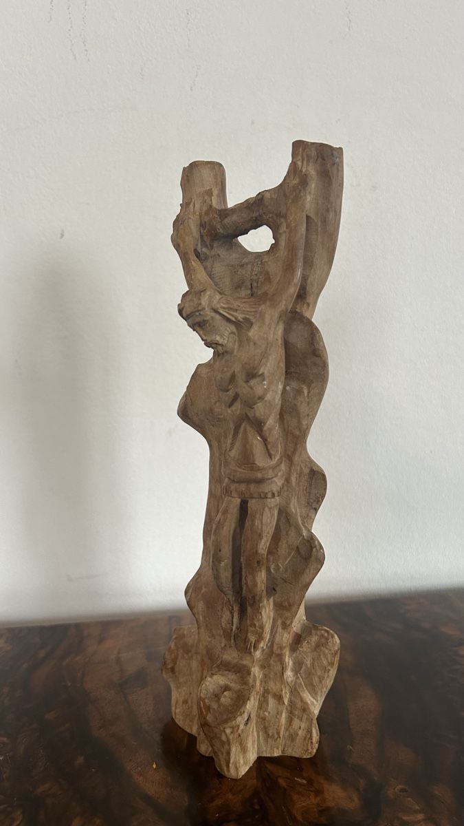 Sculture & Statue: Jesus der Gefesselte, Statuette aus Olivenholz – Usato da Riedholz venduto da Frettchen63 7