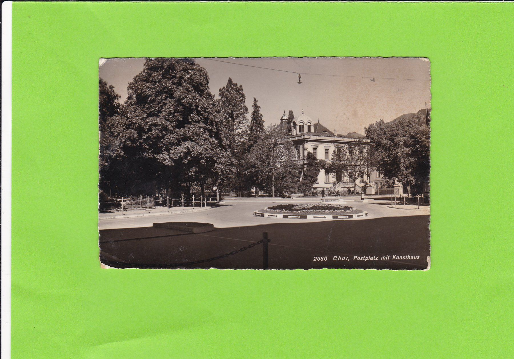 Cartoline postali: Chur-Postplatz-Kunsthaus – Usato da St. Peterzell venduto da neckertal