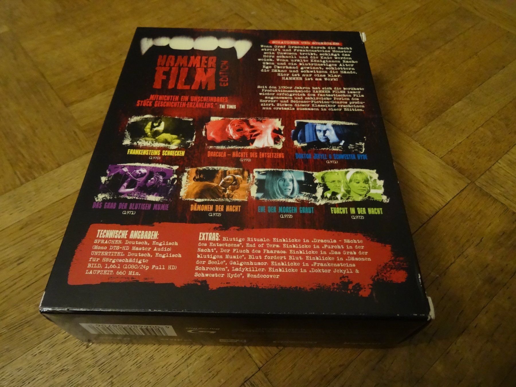 Tutti i DVDs: Hammer Film Edition 7 Blu-rays – Usato da Olten venduto da Disc-Verkauf 1