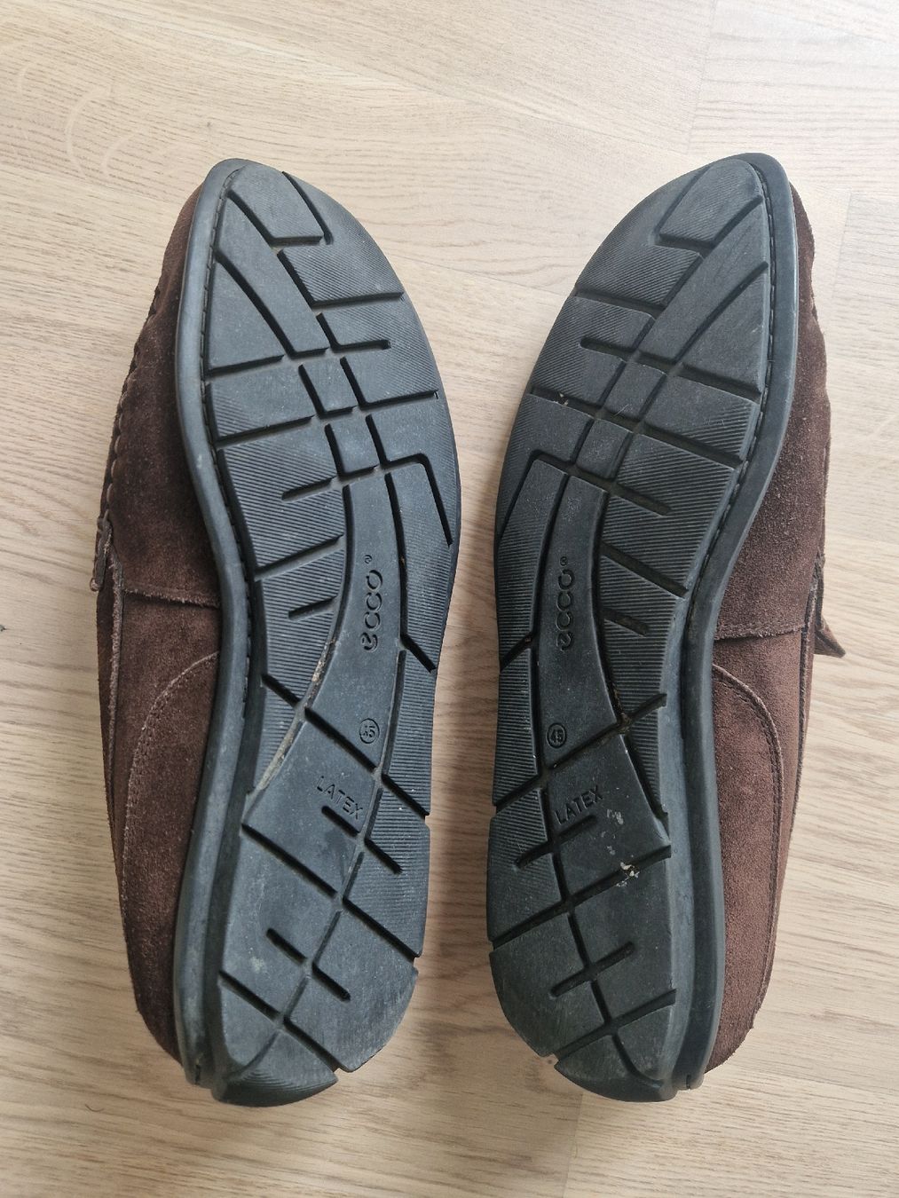 Herrenschuhe: Ecco Suede Loafers Brown Size 45 Extra Width – Gebraucht aus Au ZH von lau_tc7h 3