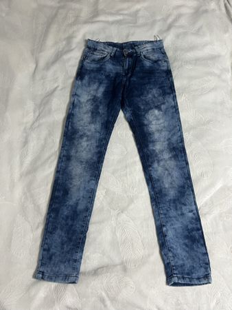 blue washed out jeans