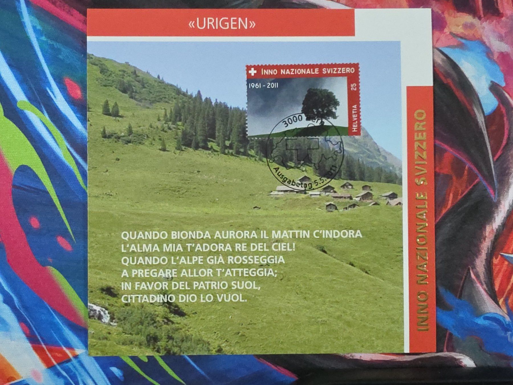Alle Briefmarken: CL26 4x Document + Timbre Suisse 2011 – Gebraucht aus Cousset von Patrick_Collections
