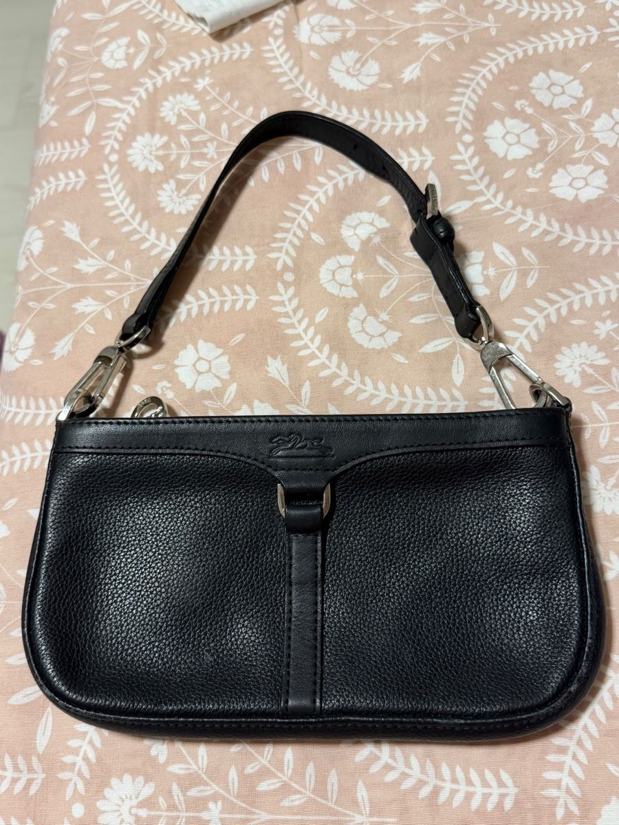 Longchamp Borse da donna: Sac Longchamp cuir noir  – Usato da Sierre venduto da A-T-A
