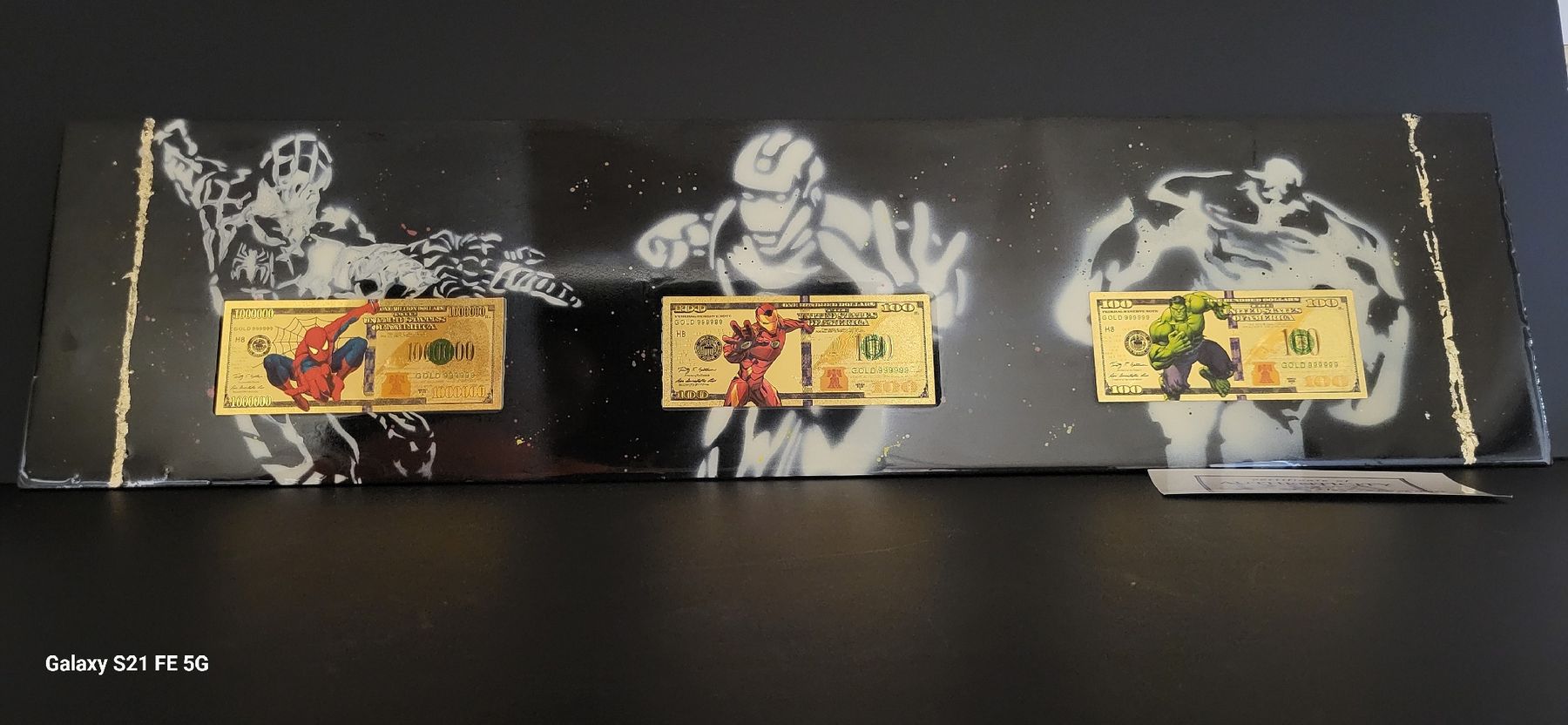 Dipinti: Tableau Marvel Unique - Édition Limitée Banksy style! – Nuovo e nell'imballaggio originale da Cheseaux-Lausanne venduto da ped_ccj9
