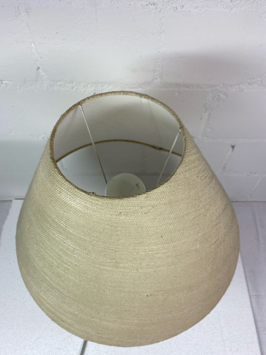 Lampade: Holz Tischlampe mit Stoffschirm – Usato da sursee venduto da trilli-tralli 3