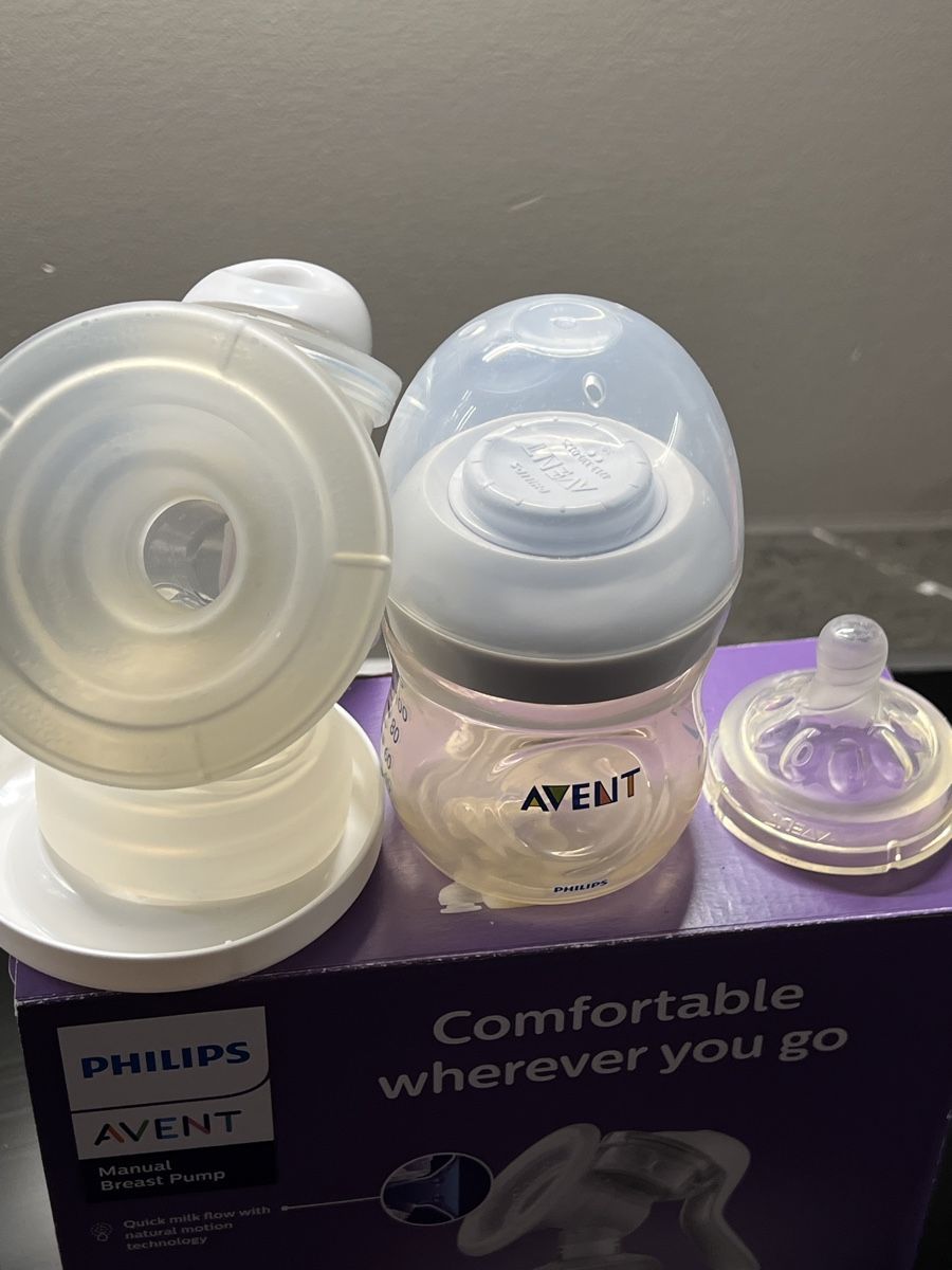 Philips Stillzubehör: Philips Avent Handmilchpumpe mit Flasche – Neu (gemäss Beschreibung) aus Arnegg von lala888 1