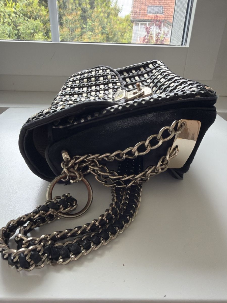 Taschen für Damen: Reiss Black & White Woven Shoulder Bag – Gebraucht aus Stallikon von RTagel 3