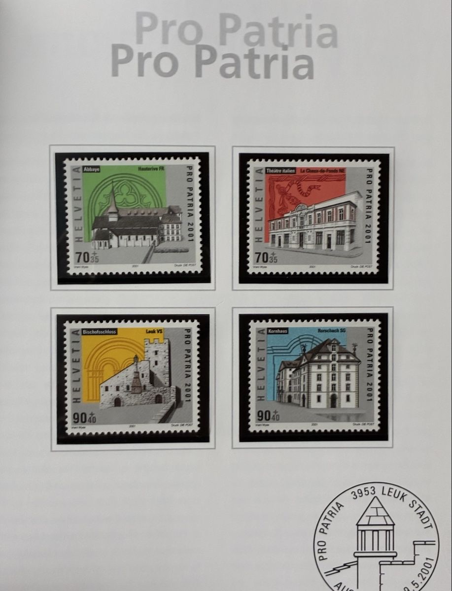 Tutti i francobolli: Jahrbuch 2001 postfrisch – Nuovo (secondo la descrizione) da Winterthur venduto da JayJays333 4