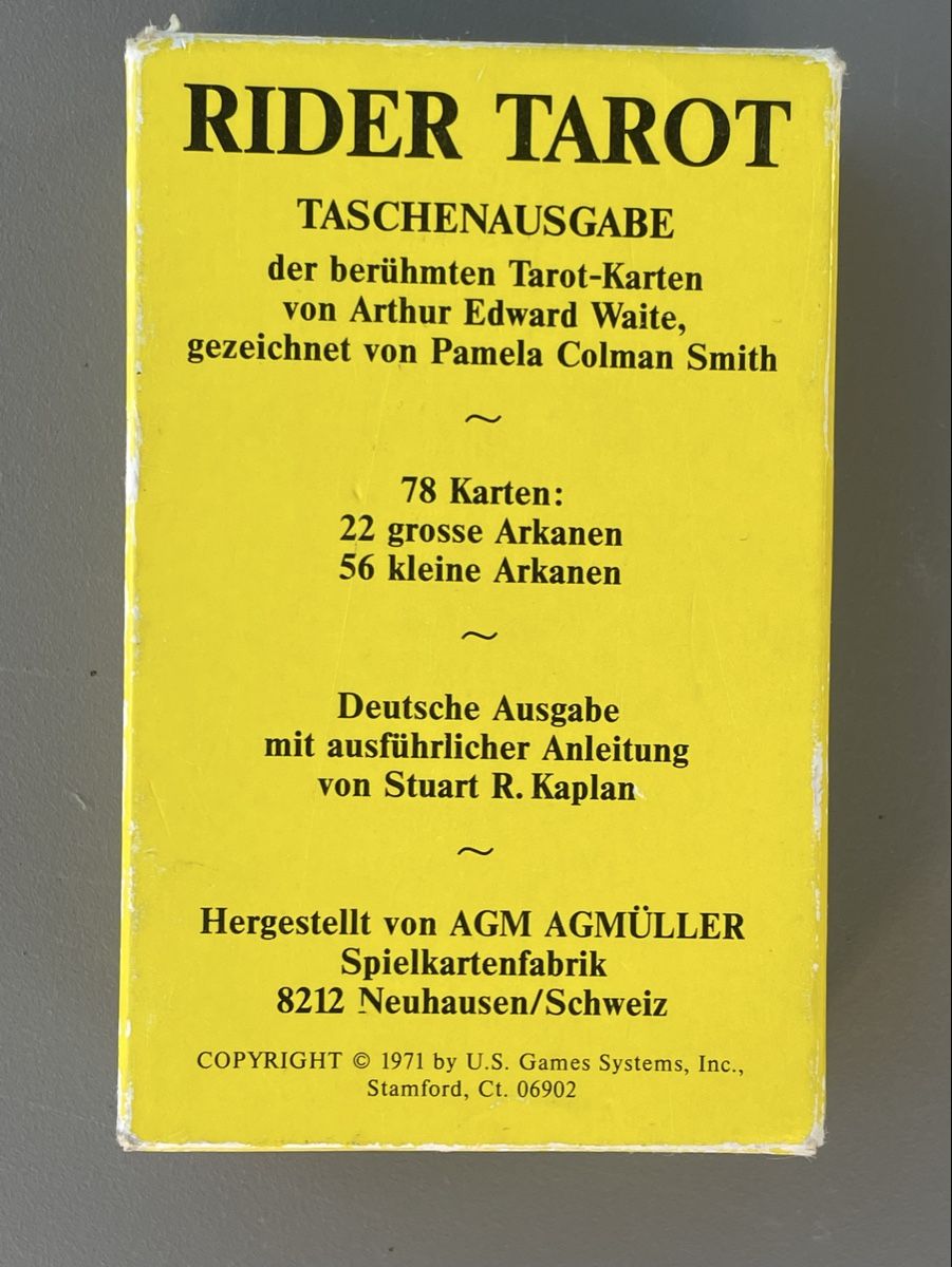 Spiele: Tarot-Karten – Gebraucht aus Grenchen von tybri 1