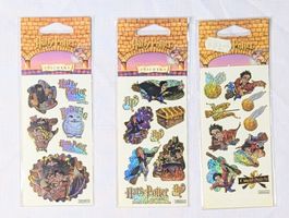 3er Set Harry Potter Sticker vom Jahr 2001 WB - Neu& OV