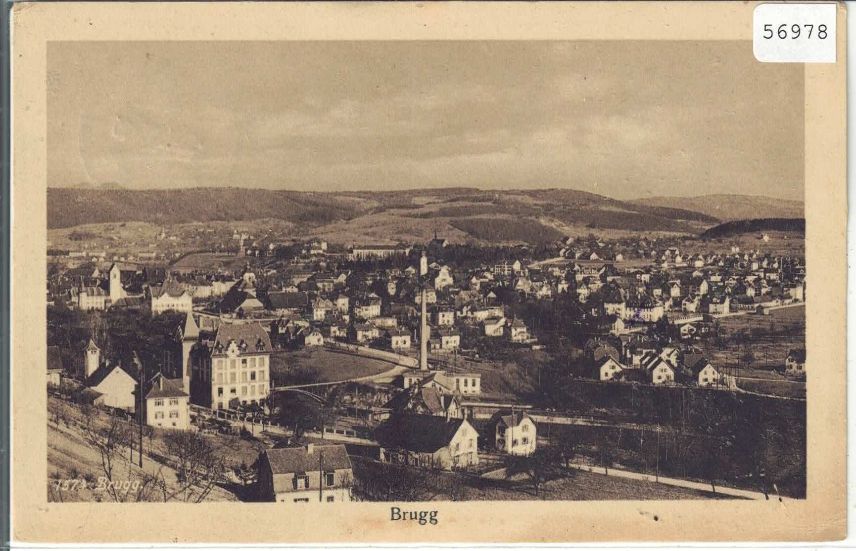 Ansichtskarten: Brugg - Generalansicht – Gebraucht aus Ettingen von Kartenplanet